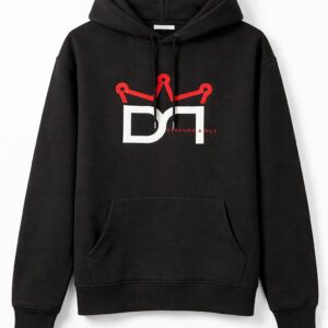 Felpa Nera con Cappuccio Unisex