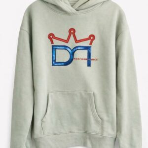 Felpa Verde Salvia Donna con cappuccio